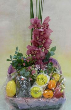 CODE 51995 - Fruit & Flower Hamper